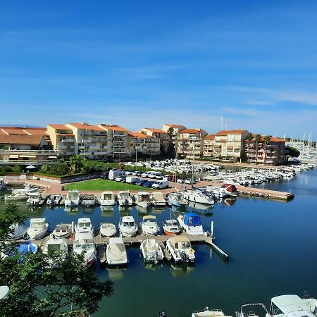 Appartement T2 Vue Mer Et Port,2 Balcons, Parking Prive Canet-en-Roussillon Eksteriør bilde