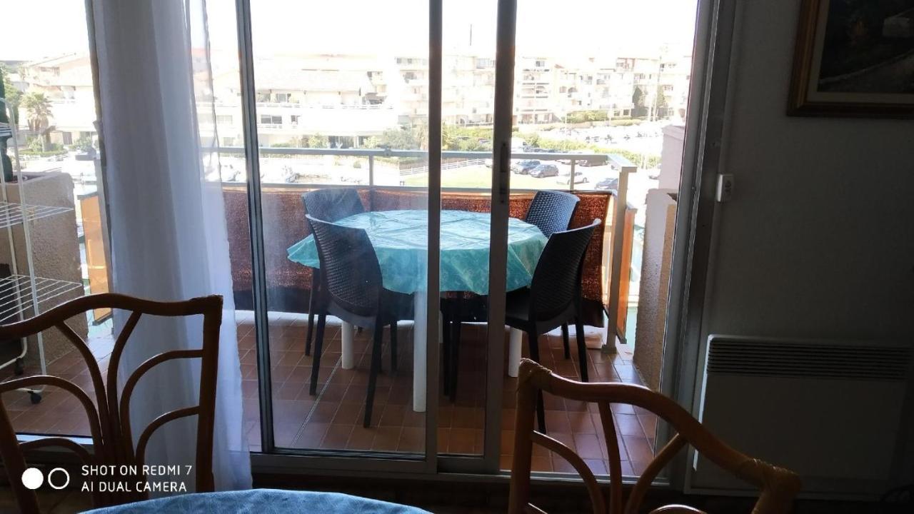Appartement T2 Vue Mer Et Port,2 Balcons, Parking Prive Canet-en-Roussillon Eksteriør bilde