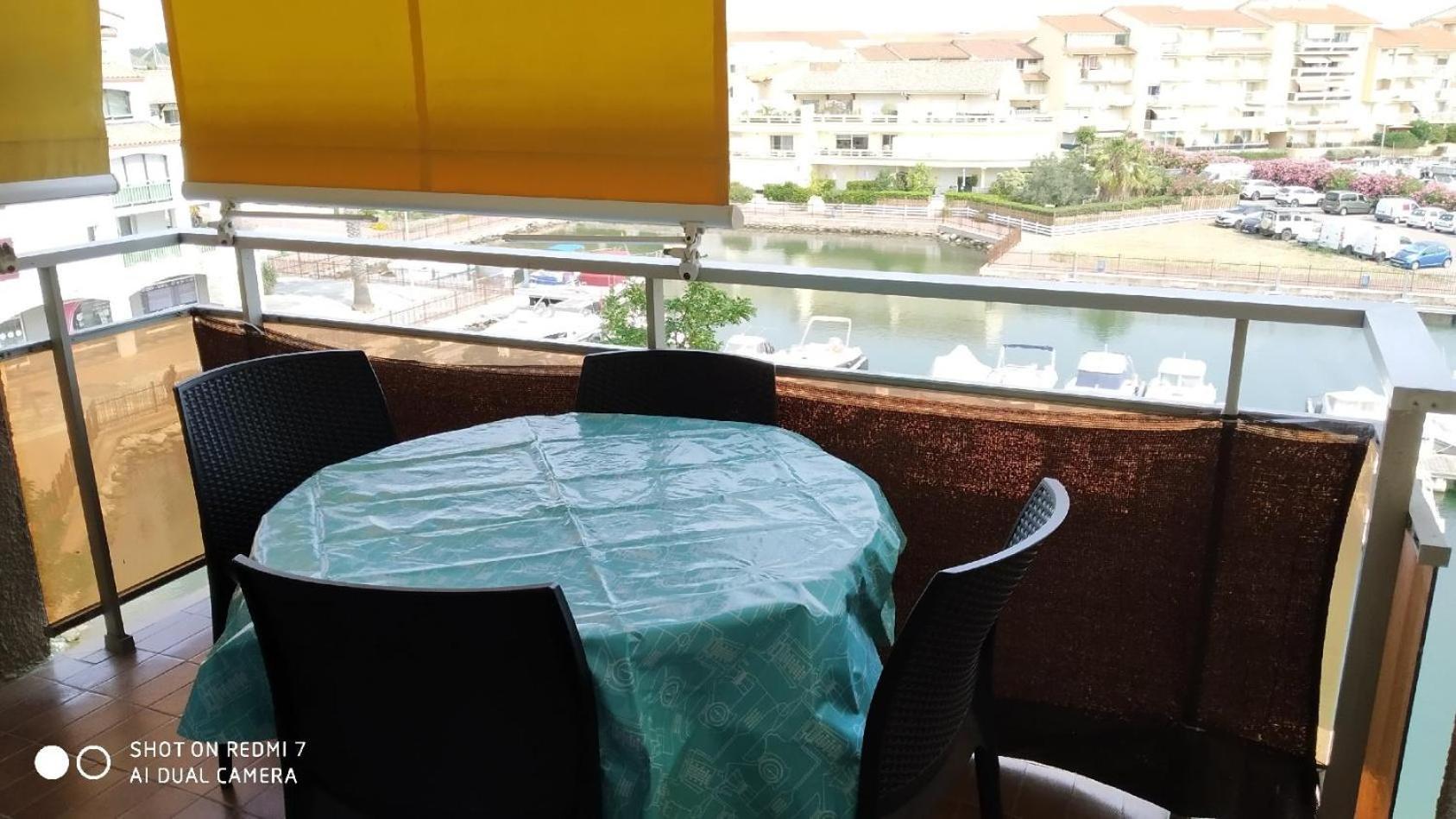 Appartement T2 Vue Mer Et Port,2 Balcons, Parking Prive Canet-en-Roussillon Eksteriør bilde