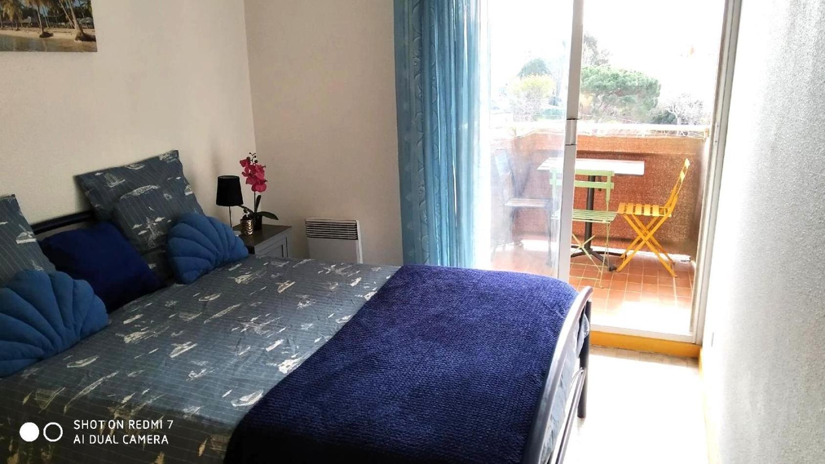 Appartement T2 Vue Mer Et Port,2 Balcons, Parking Prive Canet-en-Roussillon Eksteriør bilde