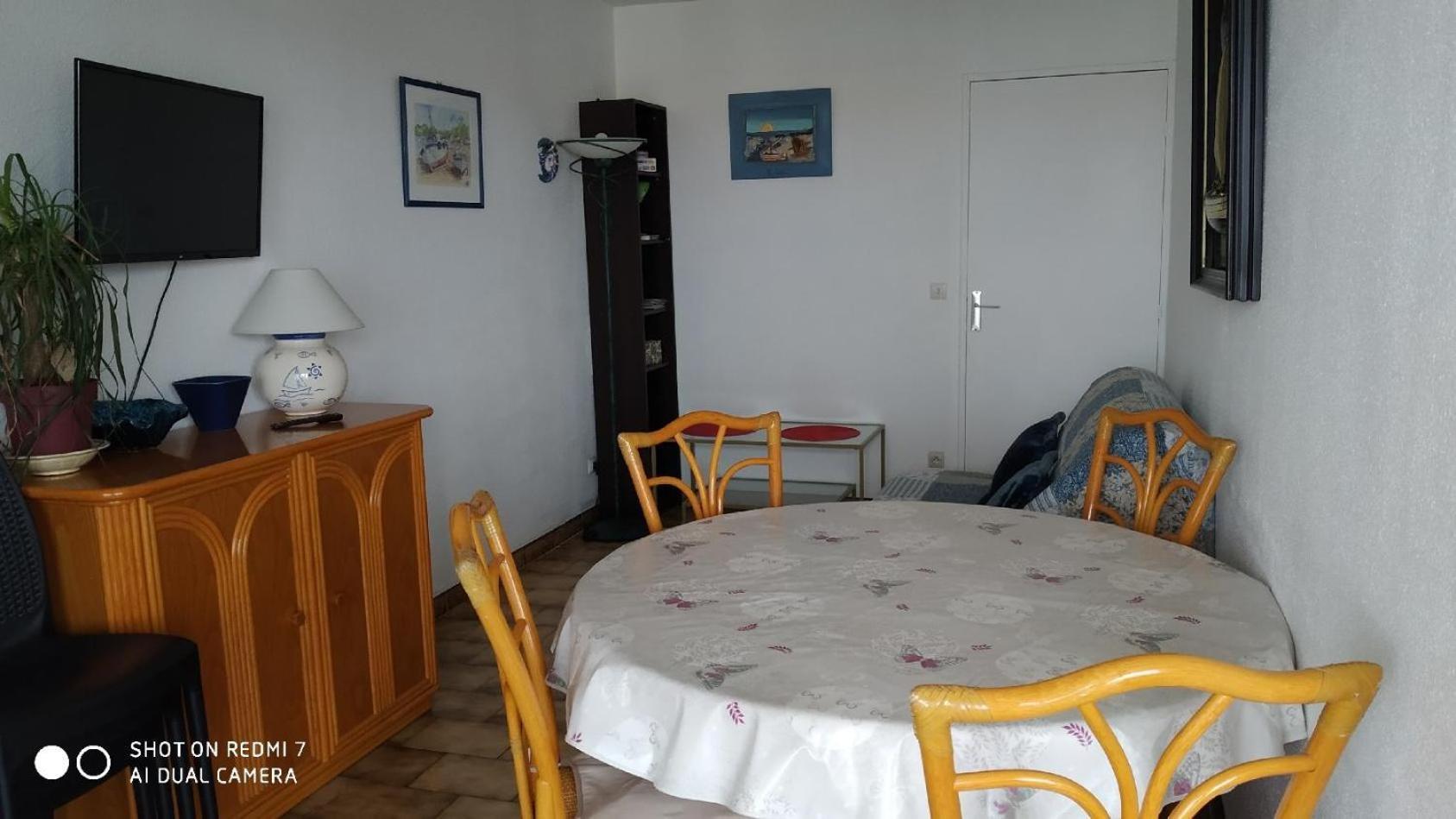 Appartement T2 Vue Mer Et Port,2 Balcons, Parking Prive Canet-en-Roussillon Eksteriør bilde