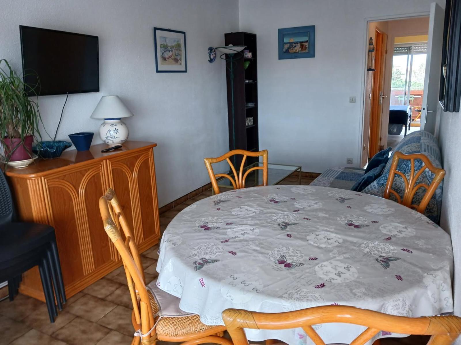 Appartement T2 Vue Mer Et Port,2 Balcons, Parking Prive Canet-en-Roussillon Eksteriør bilde